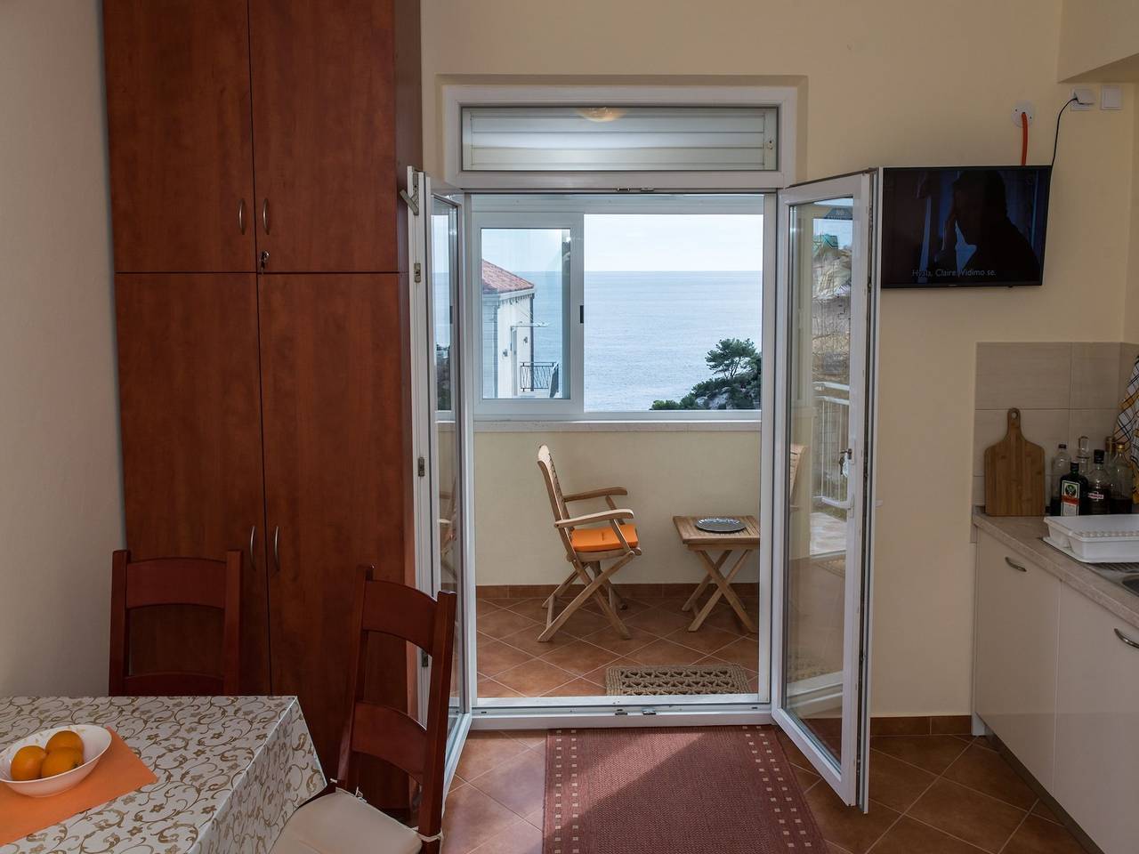 Appartement entier, Pulastar - Studio Apartment with Terrace in Plaža Bellevue, Grad Dubrovnik