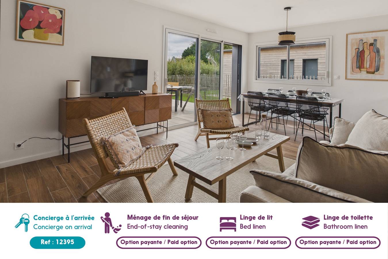 Maison neuve avec terrasse et jardin pour 6 in Fouesnant, Côte de Cornouaille