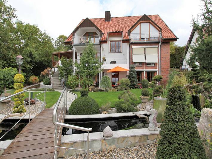 Ferienwohnung für 2 Personen, mit Terrasse und Garten sowie Sauna, mit Haustier - 1