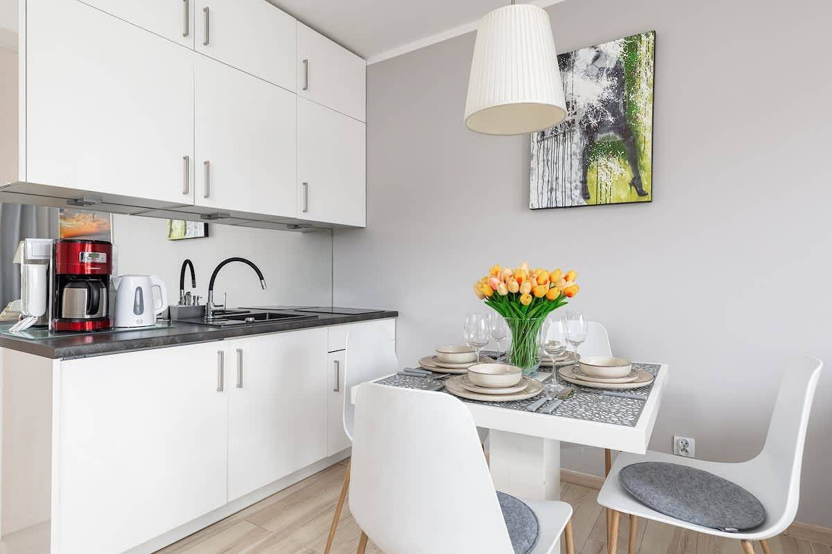 Cały apartament, Modern Apartment | Balcony and Proximity to Park in Świnoujście, Zalew Szczeciński