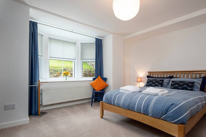 Log cabin for 3 people, with terrace and garden in Llandudno