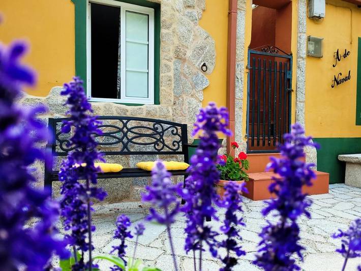 Apartamento para 4 personas, con Terraza además de Jardín y Vistas en Moraña