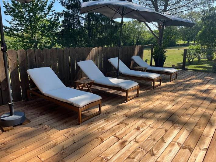 Gîte pour 4 personnes, avec piscine ainsi que jardin et vue à Hautefort - 2