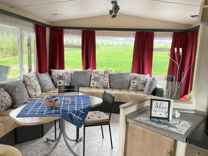 Chalet für 6 Personen, mit Ausblick und Garten, mit Haustier in Rock am Ring