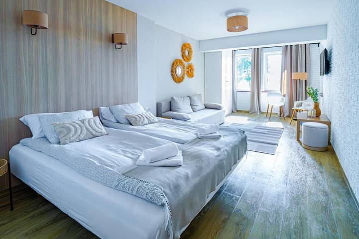 Apartament wakacyjny dla 4 osób, z Taras i Ogród oraz Basen w Ogonki