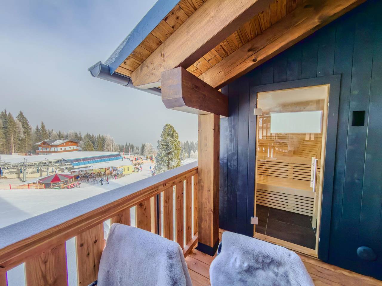 Ganze Wohnung, Edles Apartment mit Sauna sowie Ski-in/Ski-out in Weißpriach, Bundesland Salzburg