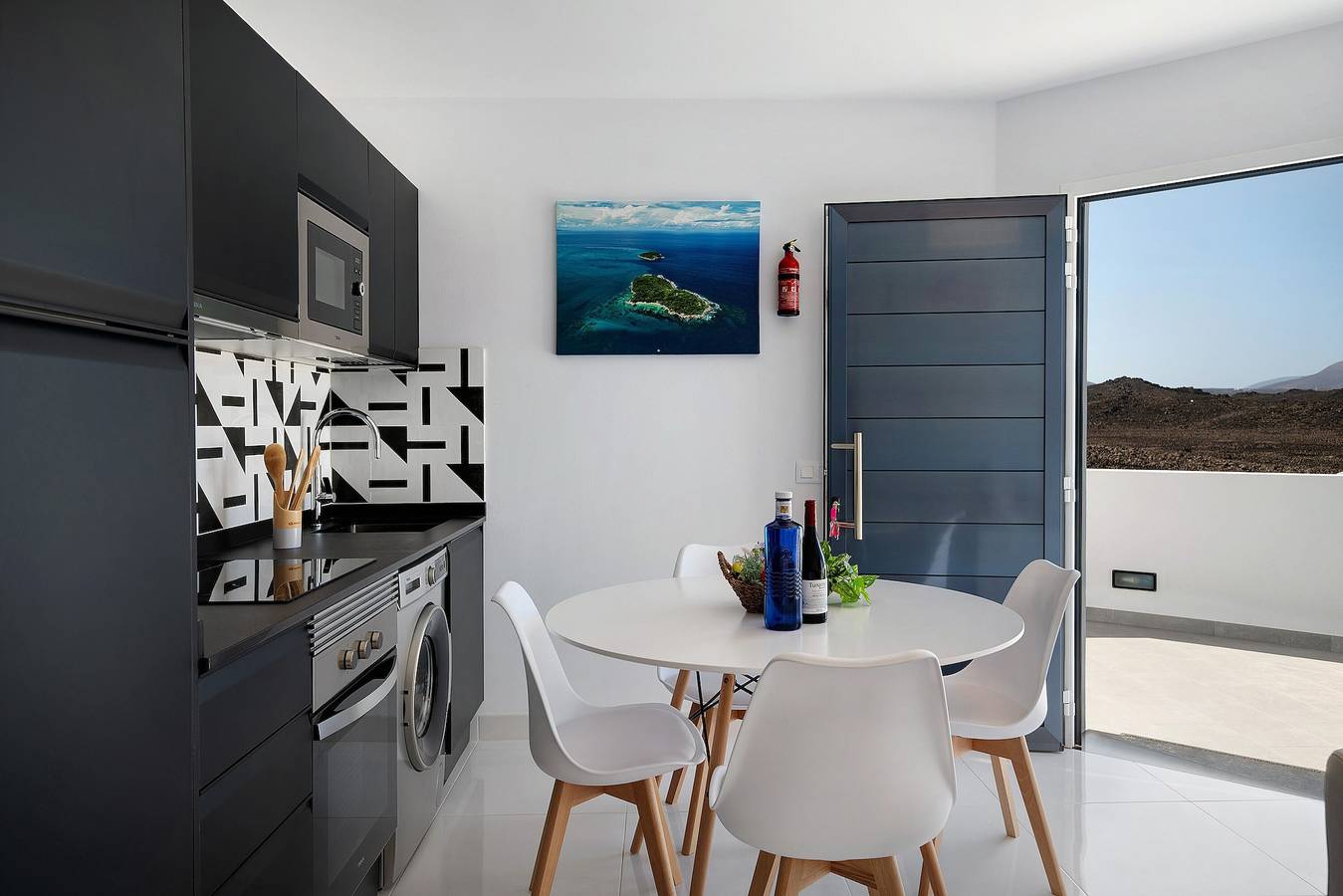 Maison de vacances « Coral 5 » avec terrasse partagée, Wi-Fi et climatisation in La Santa, Tinajo
