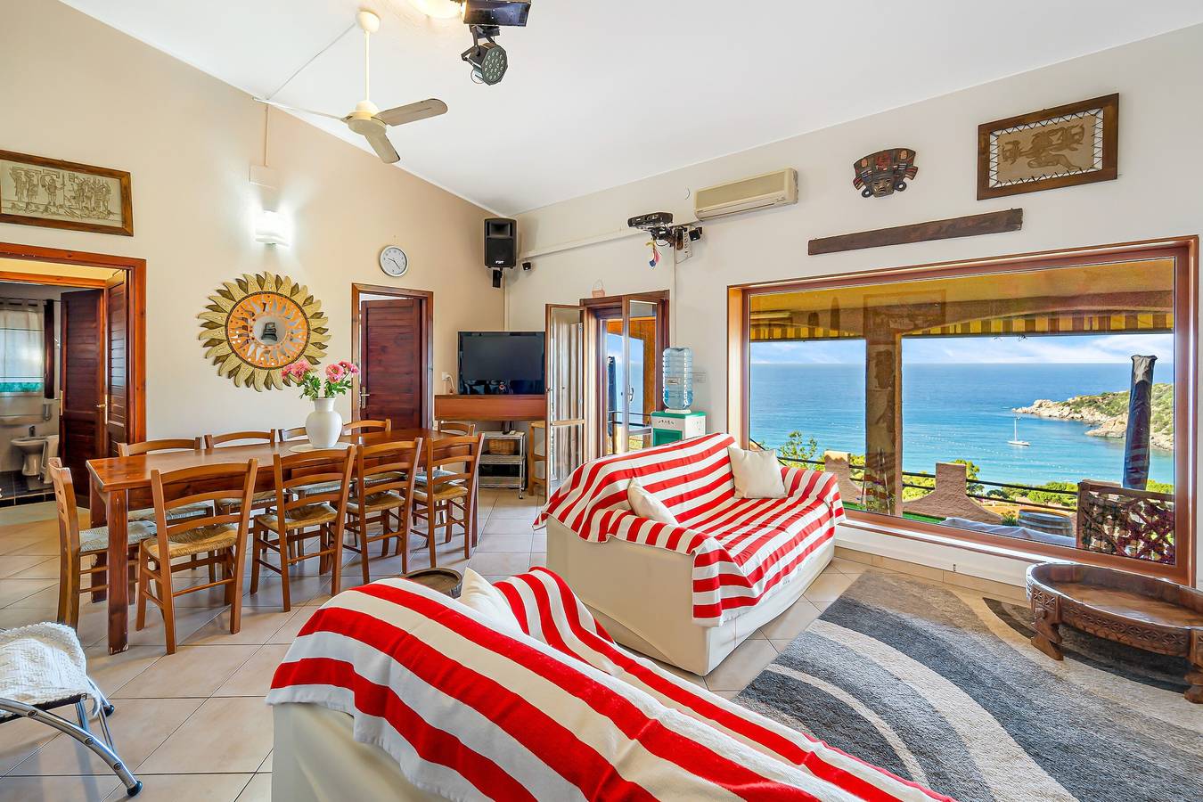 Villa "Sardinia Villa Torre delle Stelle" mit Meerblick, 2 privaten Terrassen und Wlan in Torre delle Stelle, Cagliari Provinz