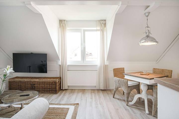 Ganze Wohnung, Komfortable Ferienwohnung "Inseloase" auf Pellworm nahe Meer mit Gartenblick in Nordfriesische Inseln (Schleswig-Holstein) (Schleswig-Holstein), Pellworm