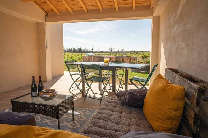 Maison de vacances pour 8 personnes, avec Jacuzzi ainsi que Terrasse et Jardin
