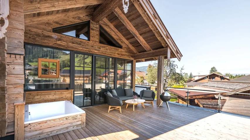 Chalet für 2 Personen, mit Balkon und Sauna in Burgberg im Allgäu