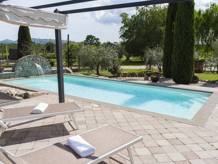 Ferienhaus für 5 Personen, mit Terrasse und Garten sowie Ausblick in Latium - 2