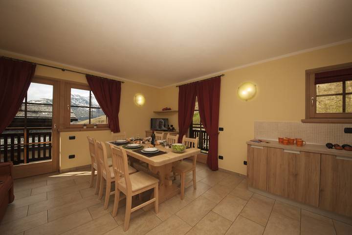 Ferienwohnung für 5 Personen, mit Balkon