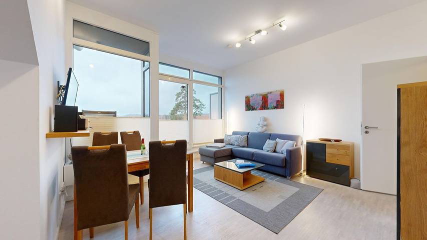 Apartamento entero, Exklusive Ferienwohnung mit Meerblick und Sauna, 2 Schlafzimmer in Ostseebad Binz, Binz