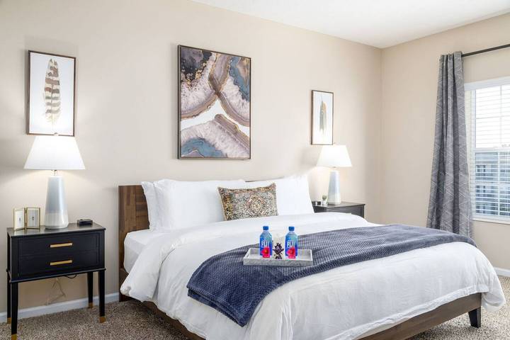 Appartement de vacances pour 4 personnes, avec piscine et balcon