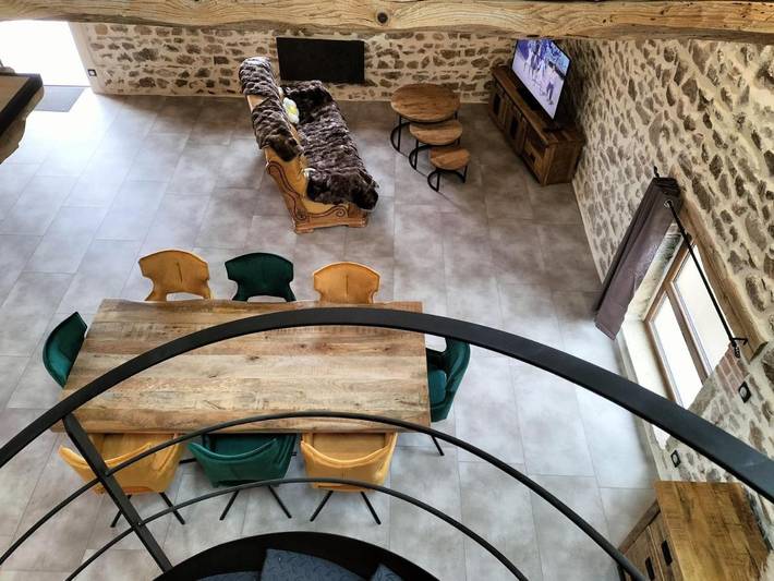 Maison de vacances pour 8 personnes, avec jardin et vue dans Saône-et-Loire - 4