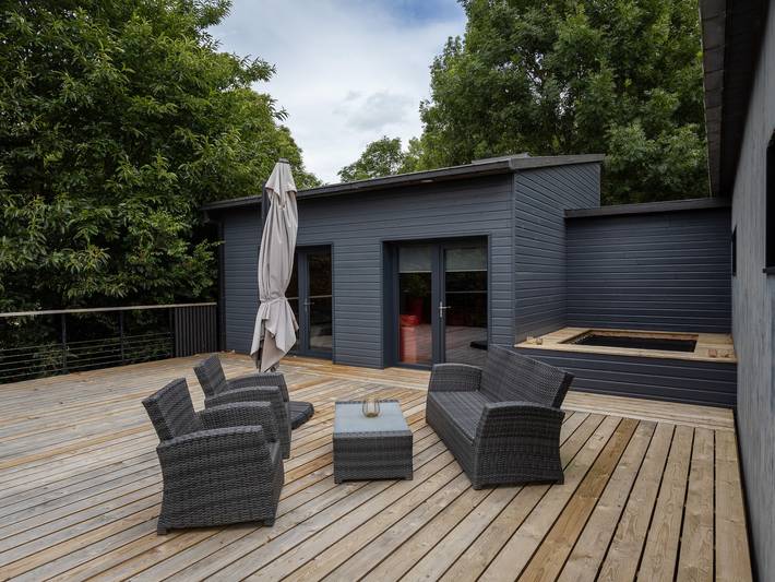 Maison de vacances 'La Cafoutche X X L' avec terrasse privée, jardin partagé et Wi-Fi in Gommenec'h, Cotes-d'Armor
