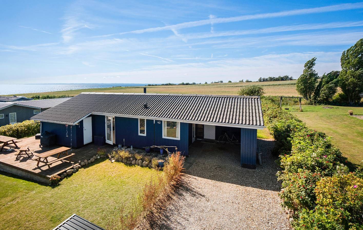 Feriehus for 6 personer med have in Helnæs, Lillebælt