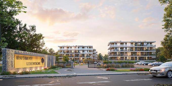 Apartament wakacyjny dla 3 osób, z Taras i Widok w Busko-Zdrój
