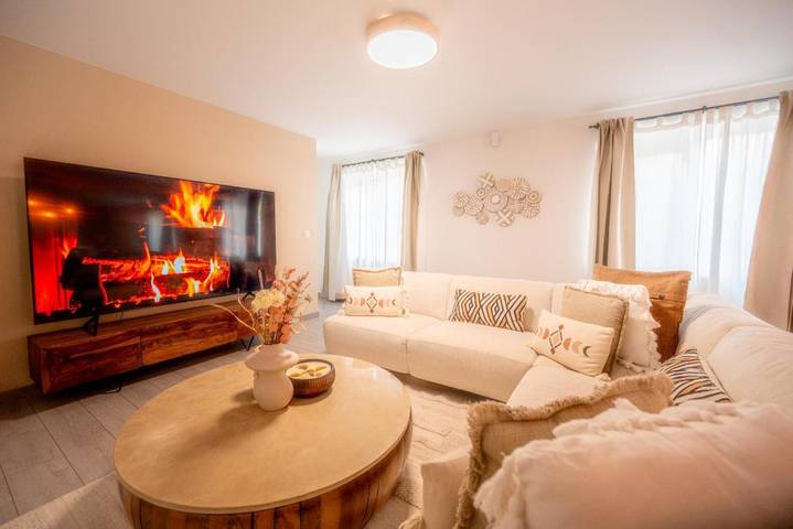 Location de vacances pour 8 personnes, avec Terrasse à Leeuw-Saint-Pierre