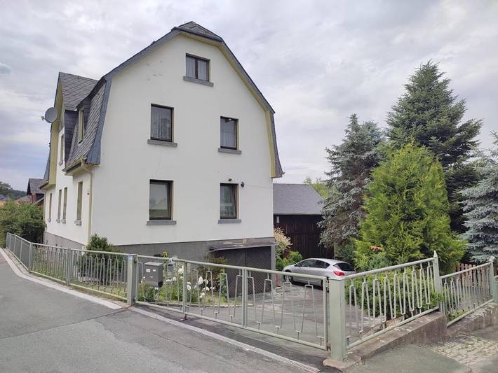 Vakantiewoning voor 7 personen, with tuin and uitzicht op het meer as well as uitzicht in Vogtland