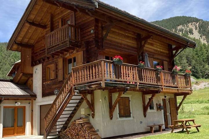 Chalet pour 5 personnes, avec Balcon et Jardin
