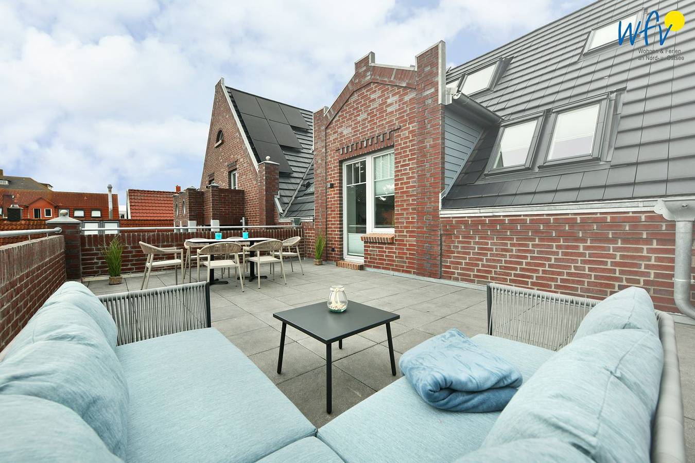 Geheel appartement, Vakantieappartement voor 12 personen met balkon in Wangerooge