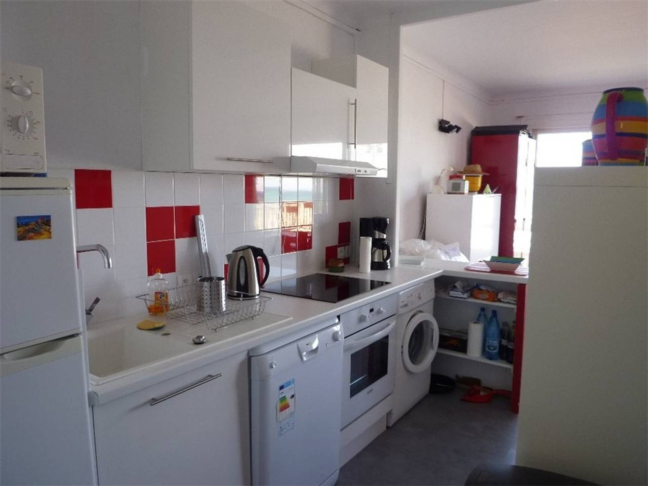 Gehele studio, Studio-Alcove with sea view balcony, 4 pers, city center in Canet-en-Roussillon, Côte d'Améthyste