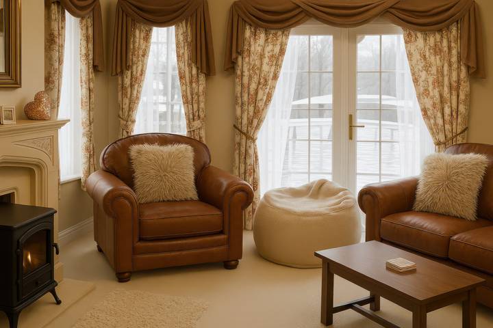 Wohnwagen für 6 Personen, mit Pool und Garten in England - 3