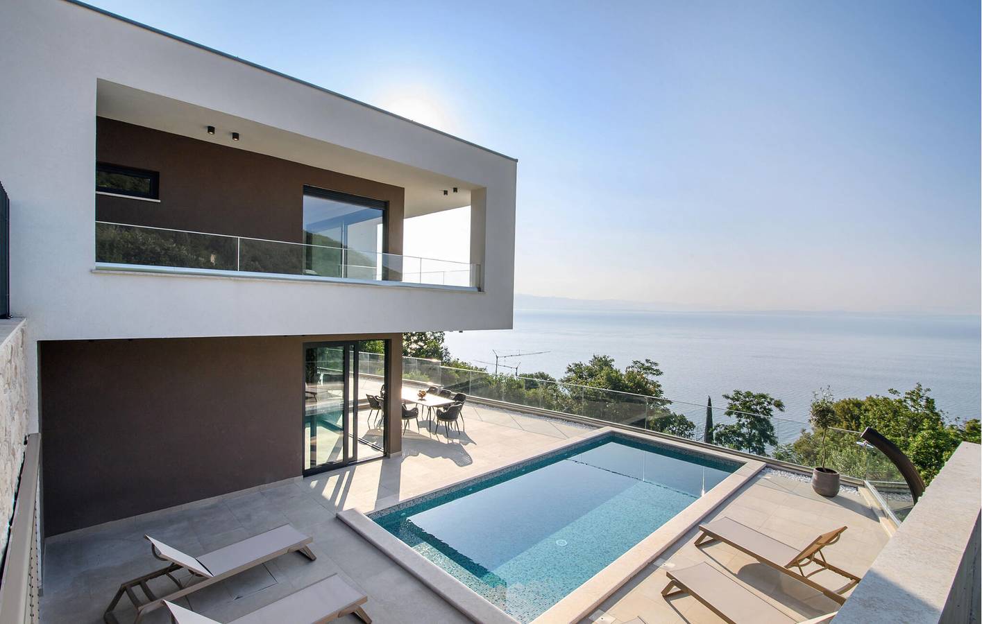 Ferienhaus für 8 Personen mit Pool in Medveja, Opatija Riviera