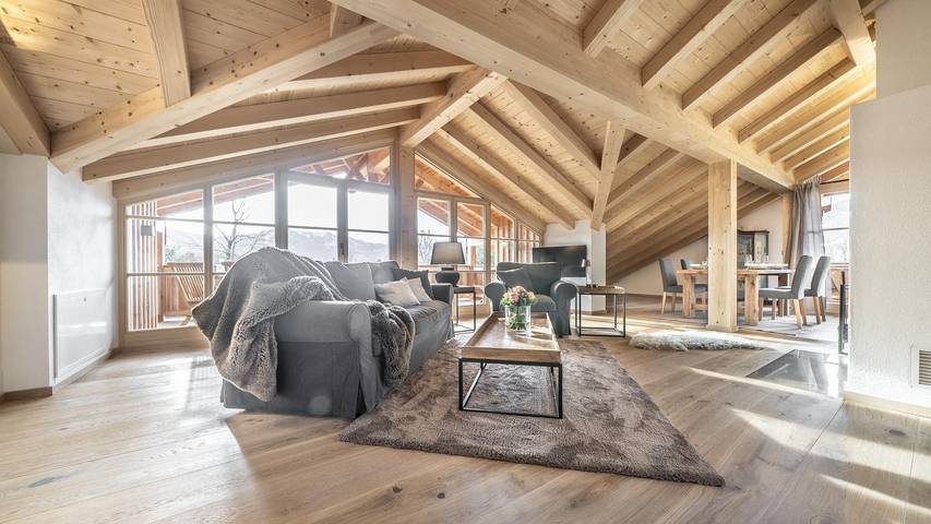 Ferienwohnung für 4 Personen, mit Balkon/Terrasse und Balkon sowie Terrasse und Sauna in Lenggries - 4