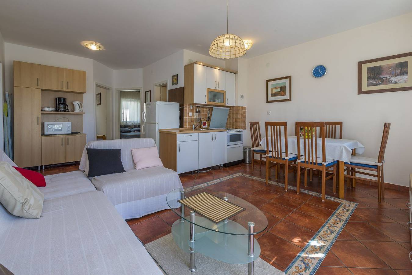 Ganze Wohnung, Charmantes Apartment mit 2 Fahrrädern und nur 400 Meter zum Strand in Selce, Primorje-Gorski Kotar
