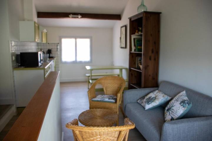 Appartement de vacances pour 4 personnes, avec jardin ainsi que terrasse et vue, animaux acceptés