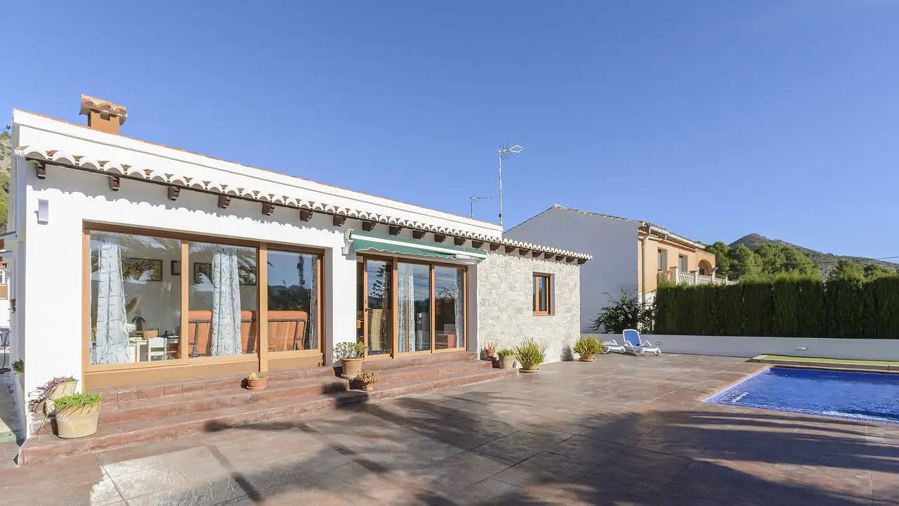Chalet para 6 personas con jardín in Alcalalí, Costa Blanca
