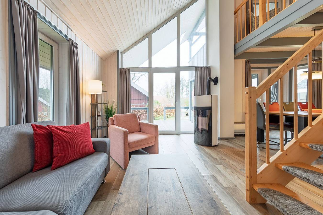 Wildgans Classic 246 - Großzügiges skandinavisches Ferienhaus auf 2 Ebenen in Mirow, Mecklenburg-Strelitz