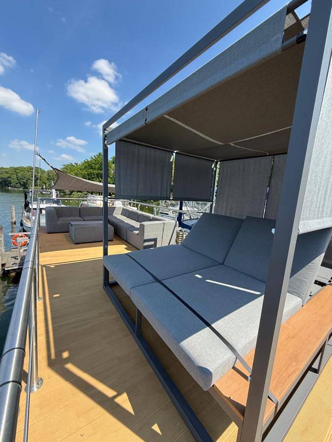 Boot für 4 Personen, mit Terrasse und Ausblick in Berlin Umland - 2
