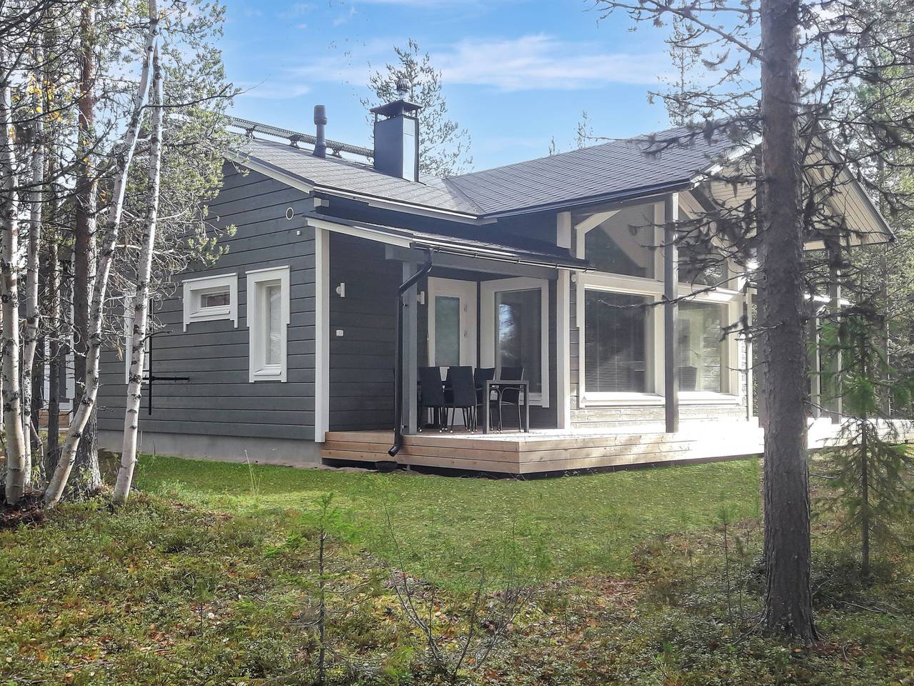 Villa mella in Lappland