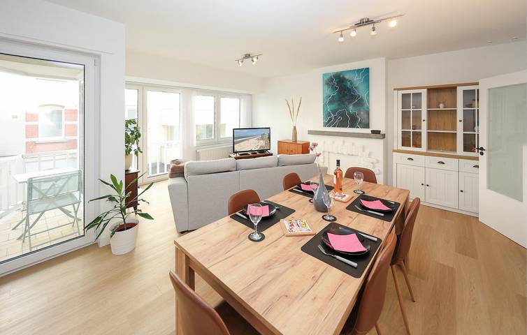 Appartement de vacances entier, Appartement de vacances pour 4 personnes avec terrasse in Ville d'Ostende, Oostende