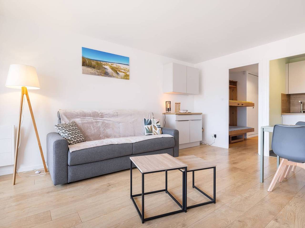 Studio entier, Appartement central avec balcon - 4 pers. in Touquet-Paris-Plage, Région de Montreuil