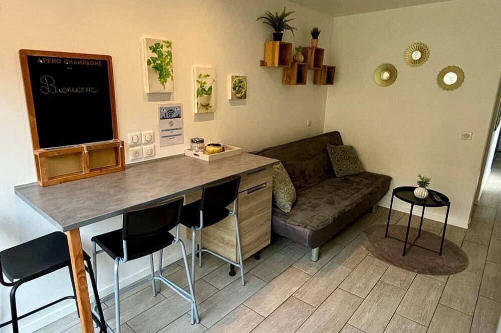 Ganze Wohnung, Studio-Ensuite mit Dusche-Suite-Gartenblick-Le coin Nature in Amenweiler, Metz Region