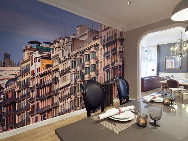 Appartamento per 4 persone, con Balcone e Terrazza nonché Giardino a Barcellona