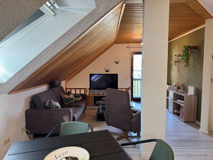 Ganze Wohnung, Apartment Ferienwohnung „Burgblick“ mit Bergblick, Balkon und Wlan in Frankenblick, Region Sonneberg