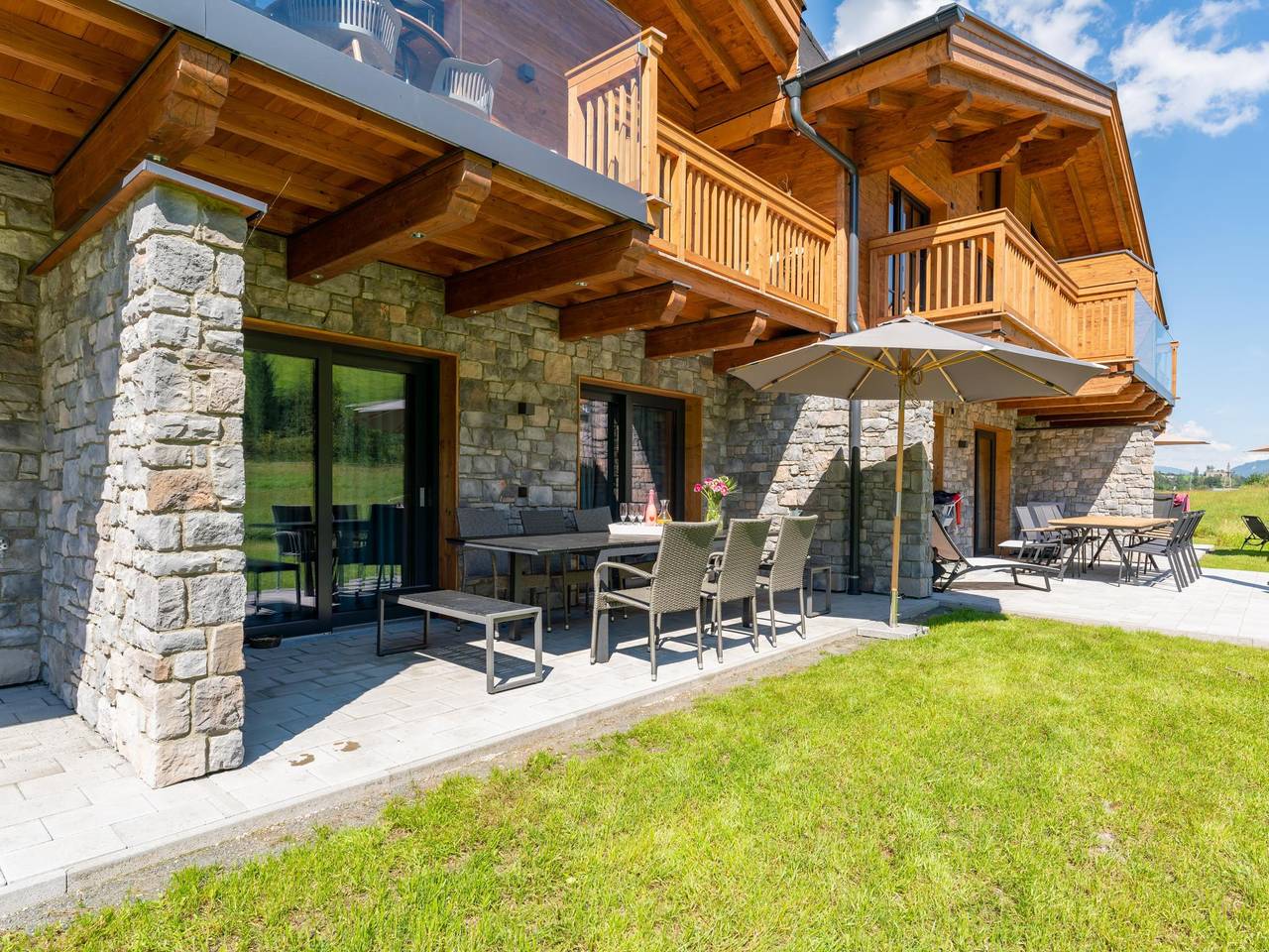 Atmosphärische Lodge am Rande des Dorfes
 in Pinzgau
