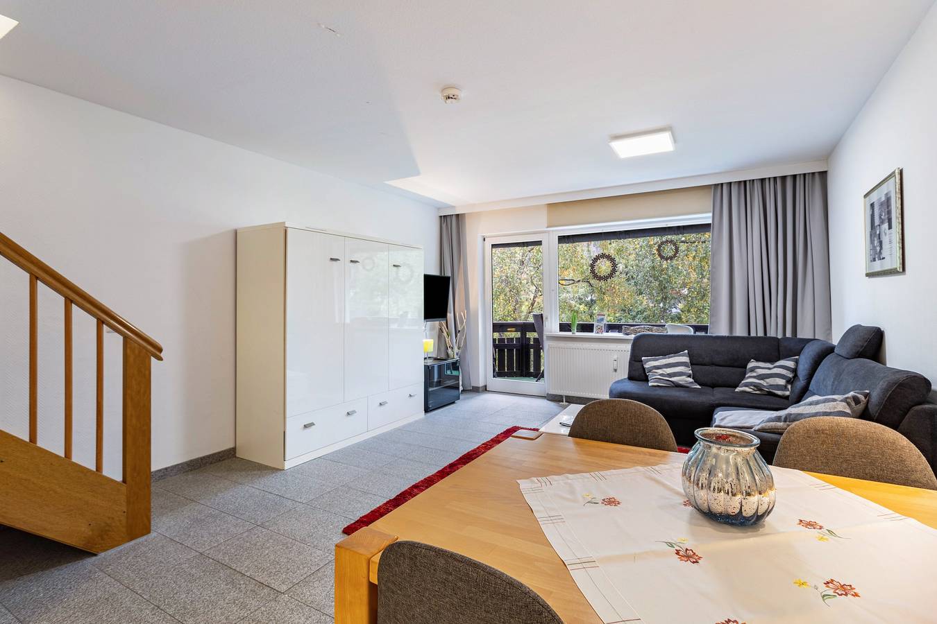 Ganze Wohnung, Ferienwohnung 'Gästehaus Kurpark Wohnung Typ 19' mit Balkon und Wi-Fi in Willingen, die Mittelgebirge