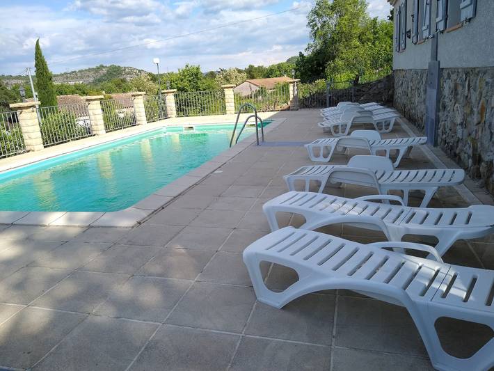 Gîte pour 10 personnes, avec piscine à Les Vans - 3