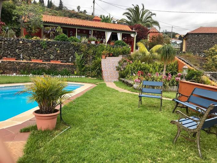 Casa rural para 4 personas, con vistas además de piscina y jardín en Villa de Mazo - 3