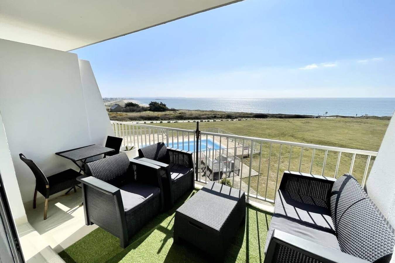 Ganze Wohnung, Ferienwohnung für 4 Personen mit Balkon in Guidel, Côte des Mégalithes