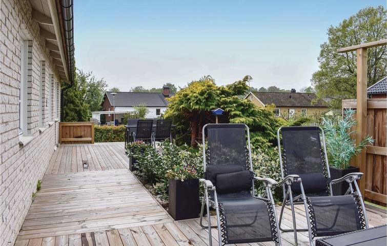 Ferienhaus für 6 Personen mit Terrasse in Yttervägga, Karlshamns und Umgebung