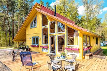 Ferienhaus für 6 Personen, mit Sauna und Terrasse in Uckermark