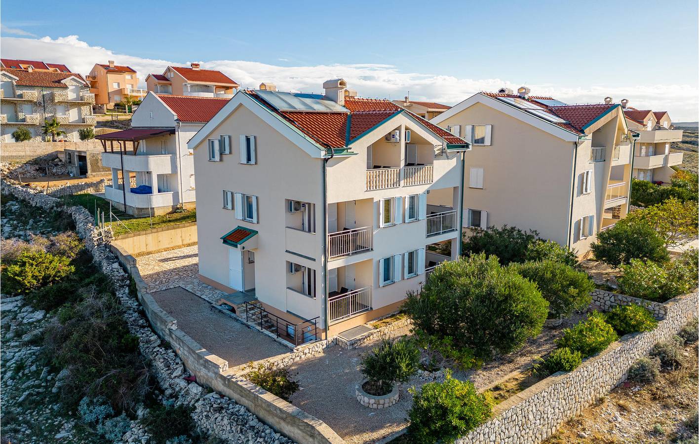 Cały apartament wypoczynkowy, Apartament wakacyjny dla 3 osób z taras in Pag, Pag (Wyspa)